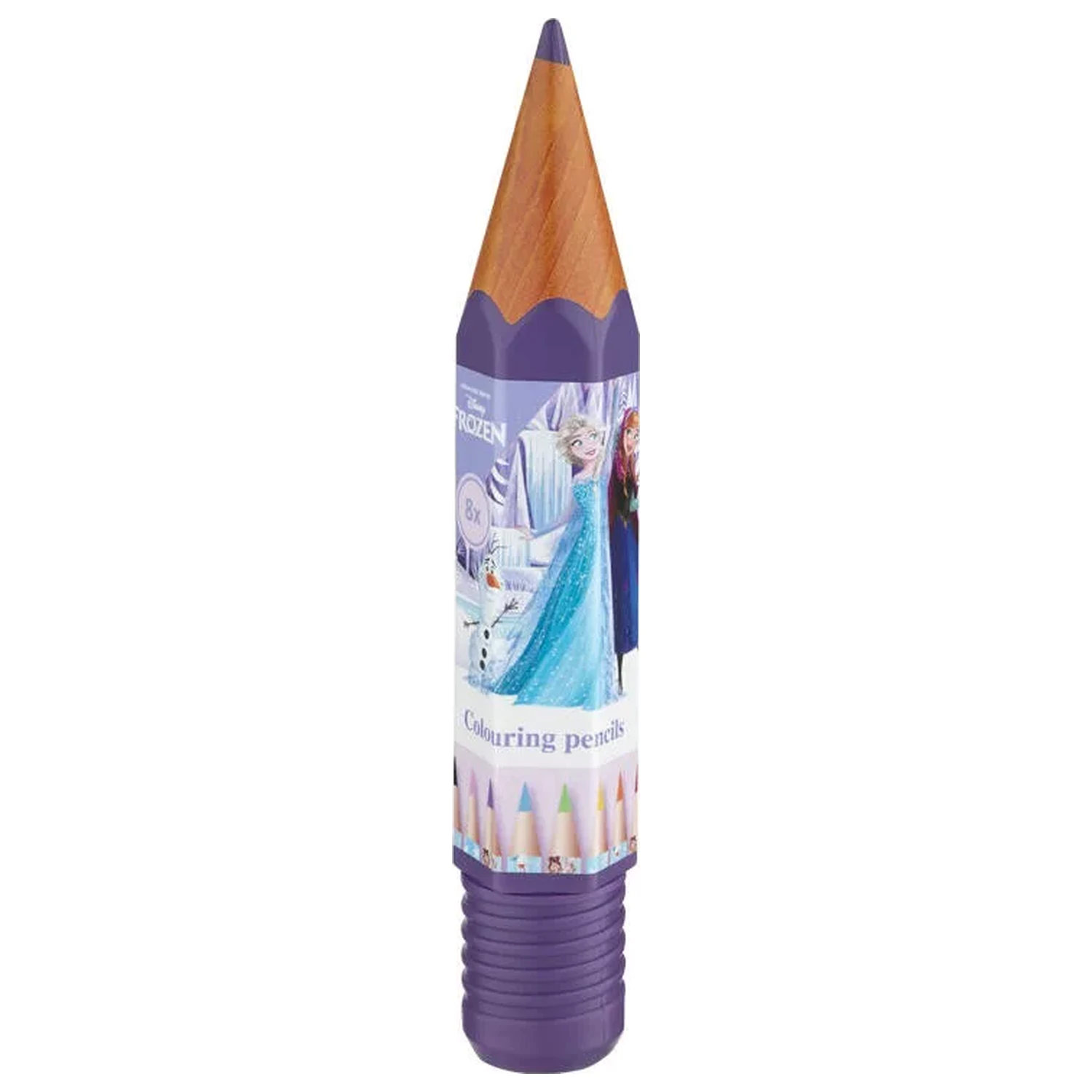 Zestaw kredek Disney Frozen Friends, 8 sztuk zdjęcie produktu