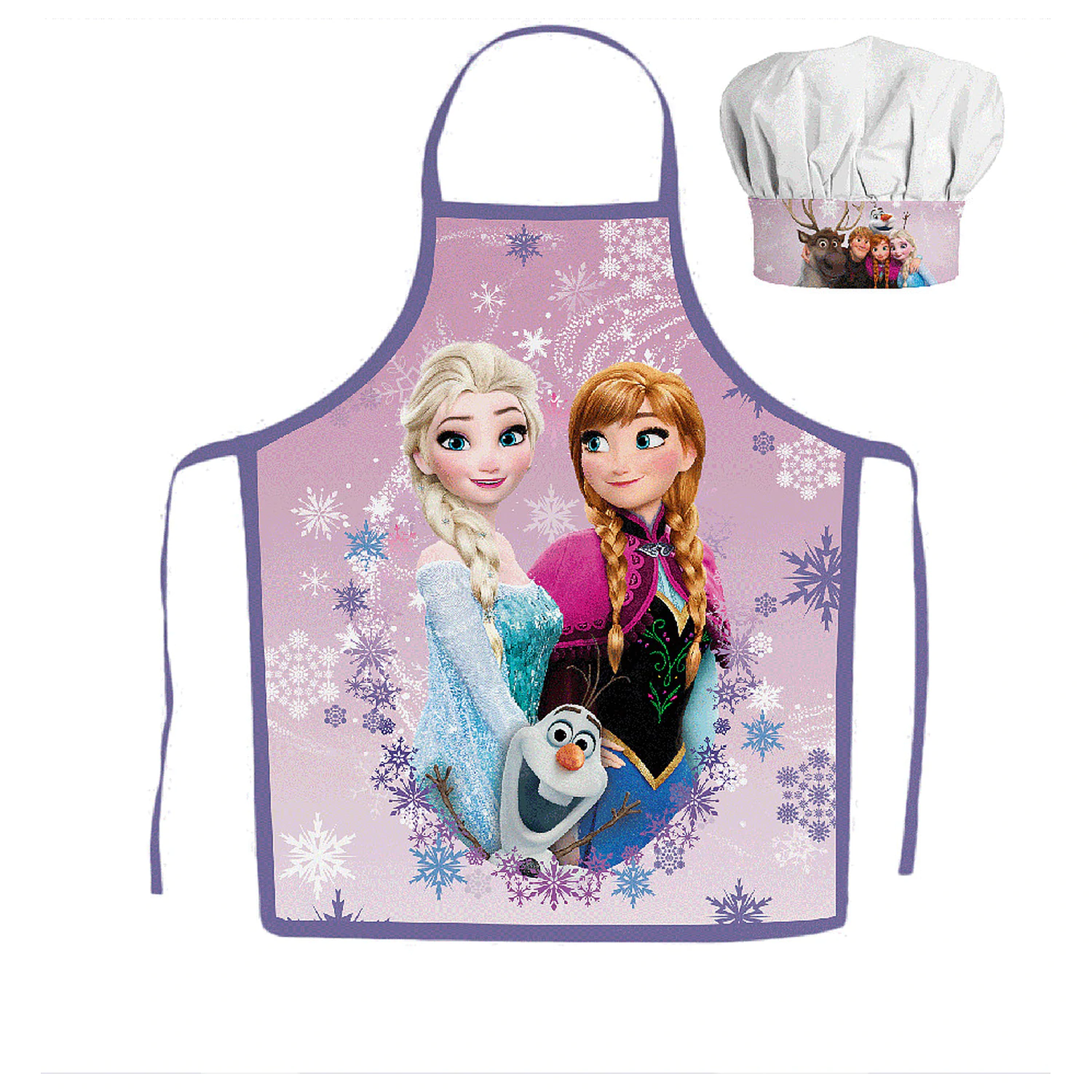 Disney Frozen Frosted Fartuszek dziecięcy 2-częściowy zestaw zdjęcie produktu