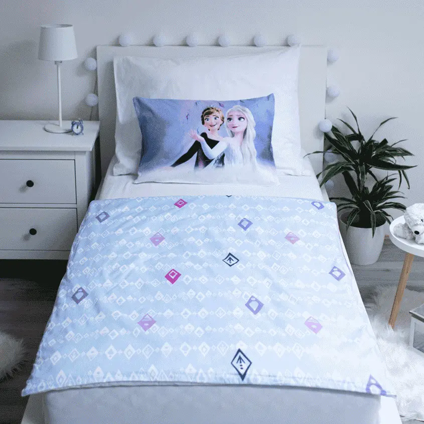 Disney Frozen Dziecięca Poszewka na kołdrę 100x135 cm, Poszewka na poduszkę 40x60 cm zdjęcie produktu