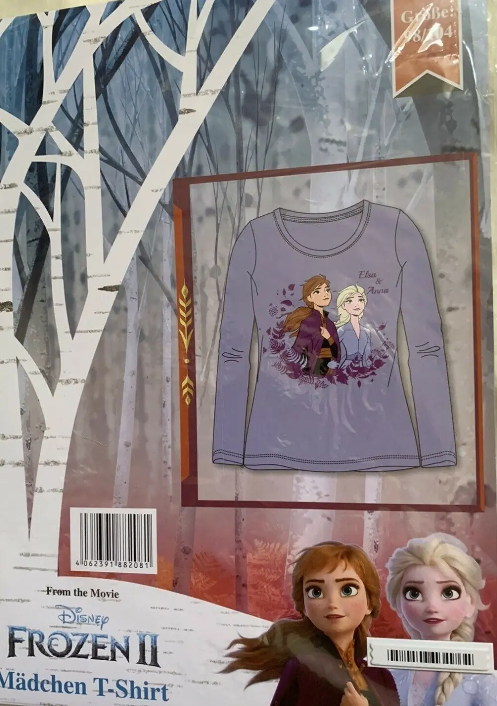 Disney Frozen dziecięca koszulka z długim rękawem zdjęcie produktu