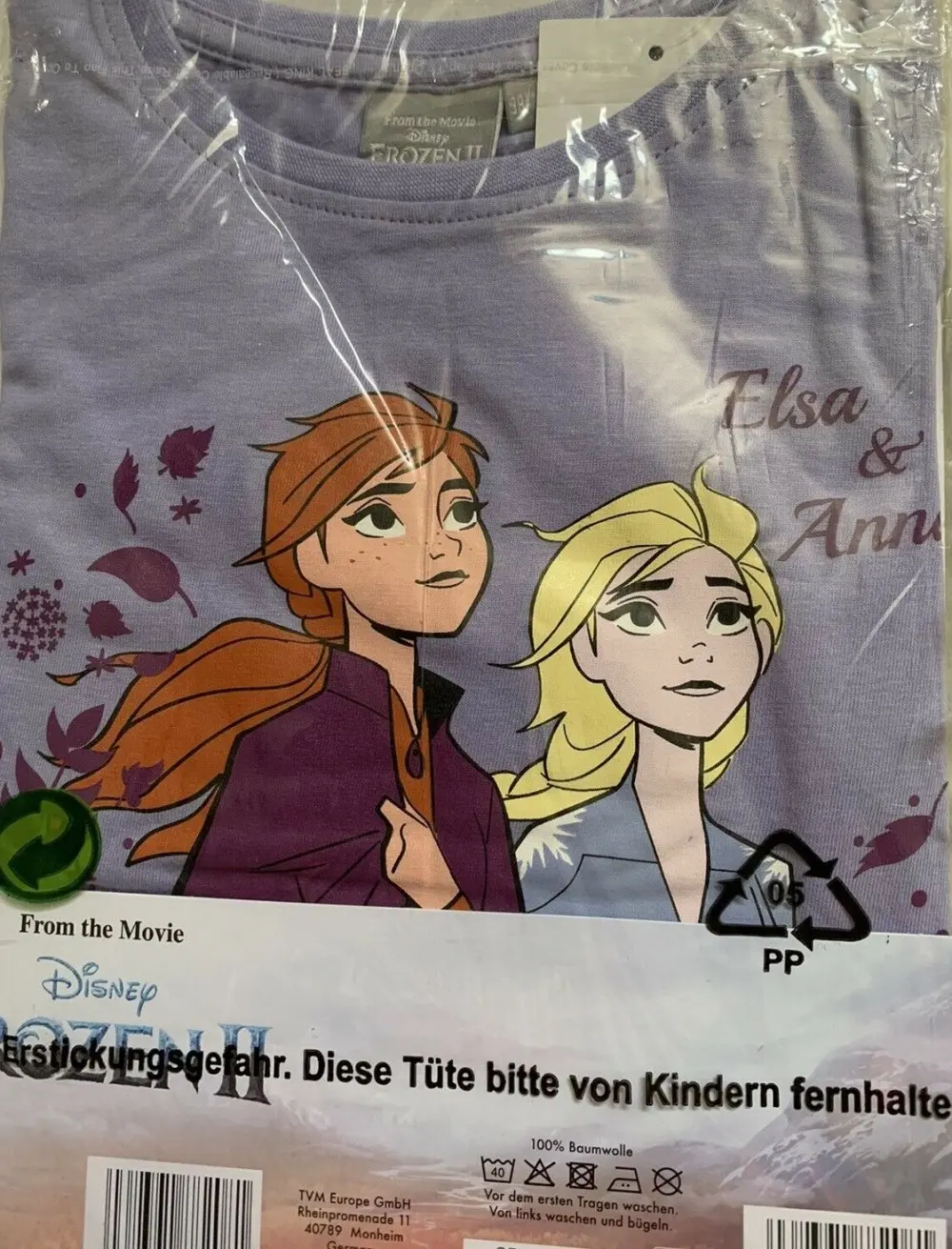 Disney Frozen dziecięca koszulka z długim rękawem zdjęcie produktu