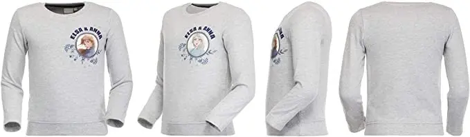 Bluza dziecięca Disney Frozen z holograficznym nadrukiem zdjęcie produktu