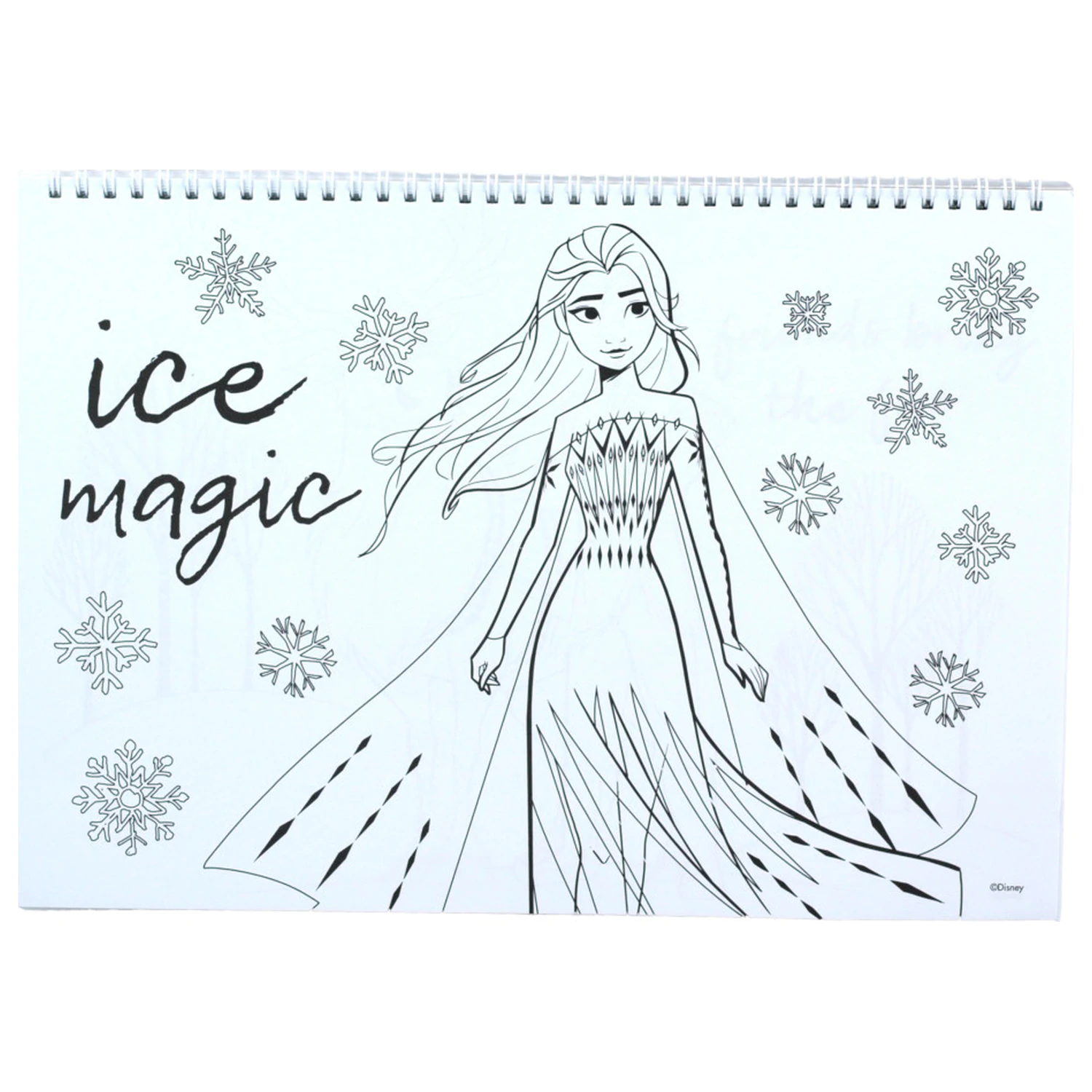 Disney Frozen Heart A/4 Spiralny szkicownik 40 kartek z naklejkami zdjęcie produktu