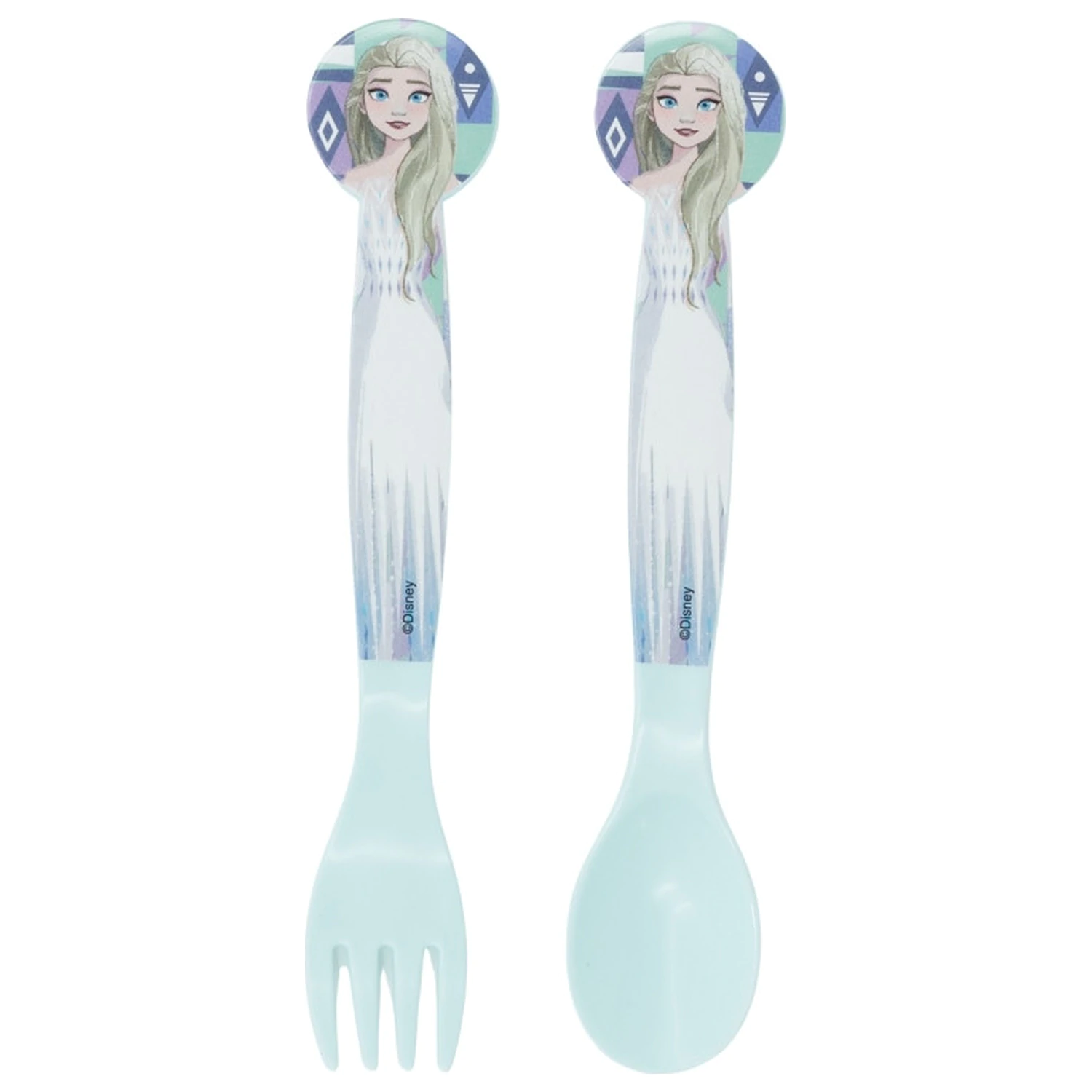 Disney Frozen Ice Magic plastikowy zestaw sztućców - 2 sztuki zdjęcie produktu