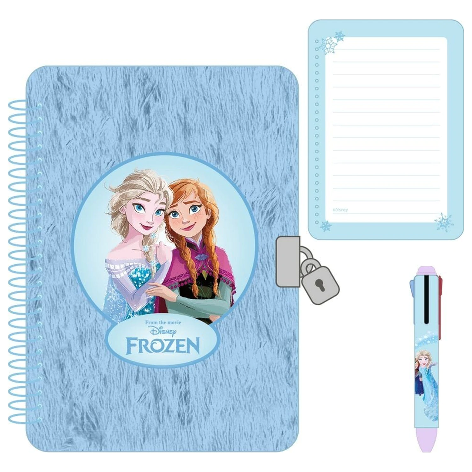 Disney Frozen pamiętnik + 4-kolorowy długopis zdjęcie produktu