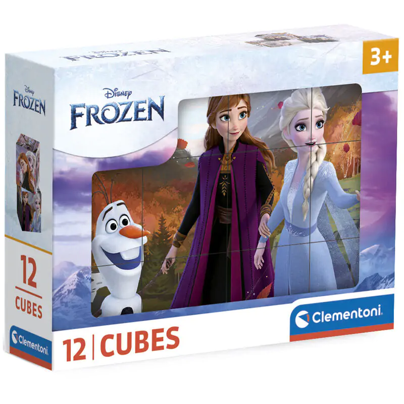 Disney Frozen kostka puzzle 12szt zdjęcie produktu