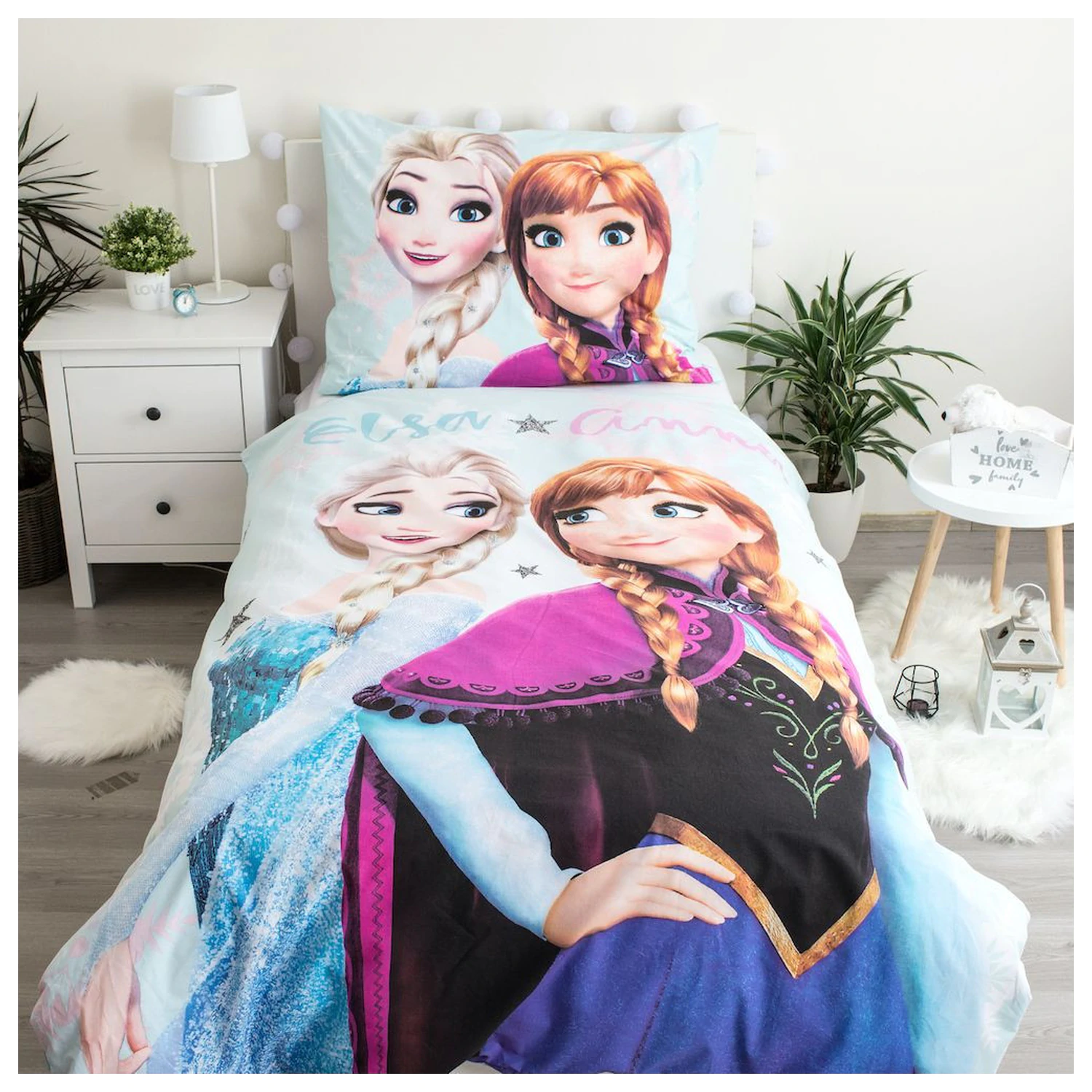 Disney Frozen Jasnoniebieska Poszwa na kołdrę zdjęcie produktu