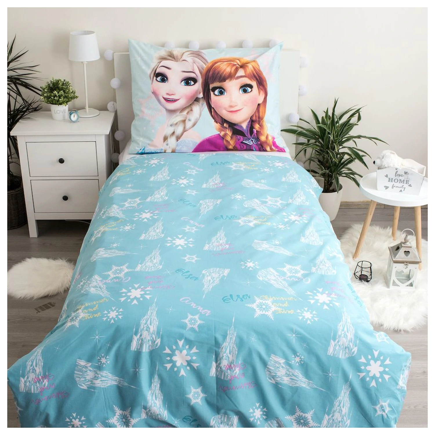 Disney Frozen Jasnoniebieska Poszwa na kołdrę zdjęcie produktu