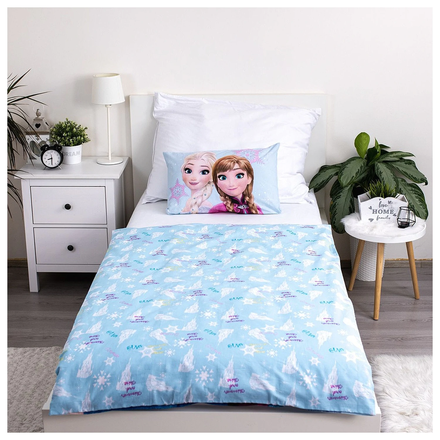 Disney Frozen Light Blue Poszewka na kołdrę dla maluchów/przedszkolaków zdjęcie produktu