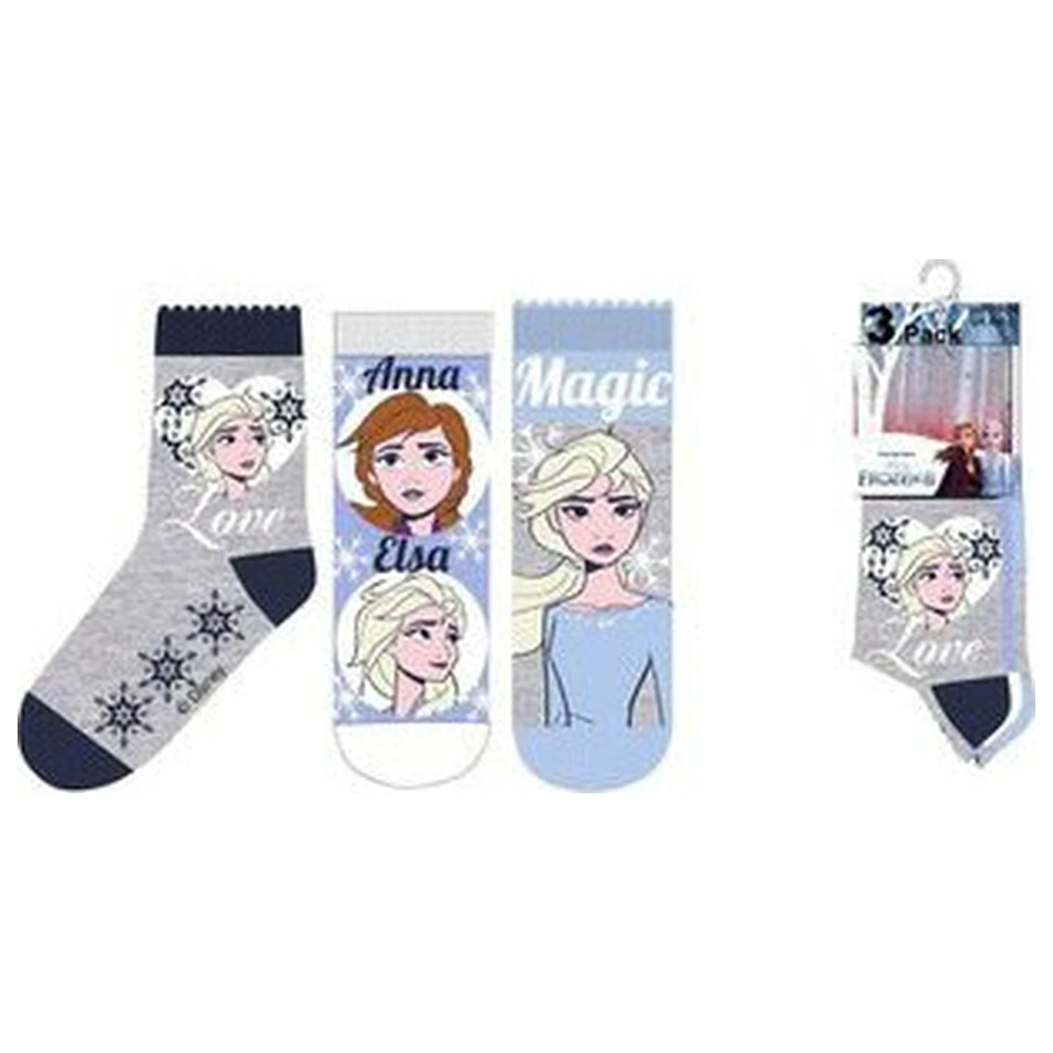 Disney Frozen Love Blue Skarpetki dla Dzieci 31/34 zdjęcie produktu