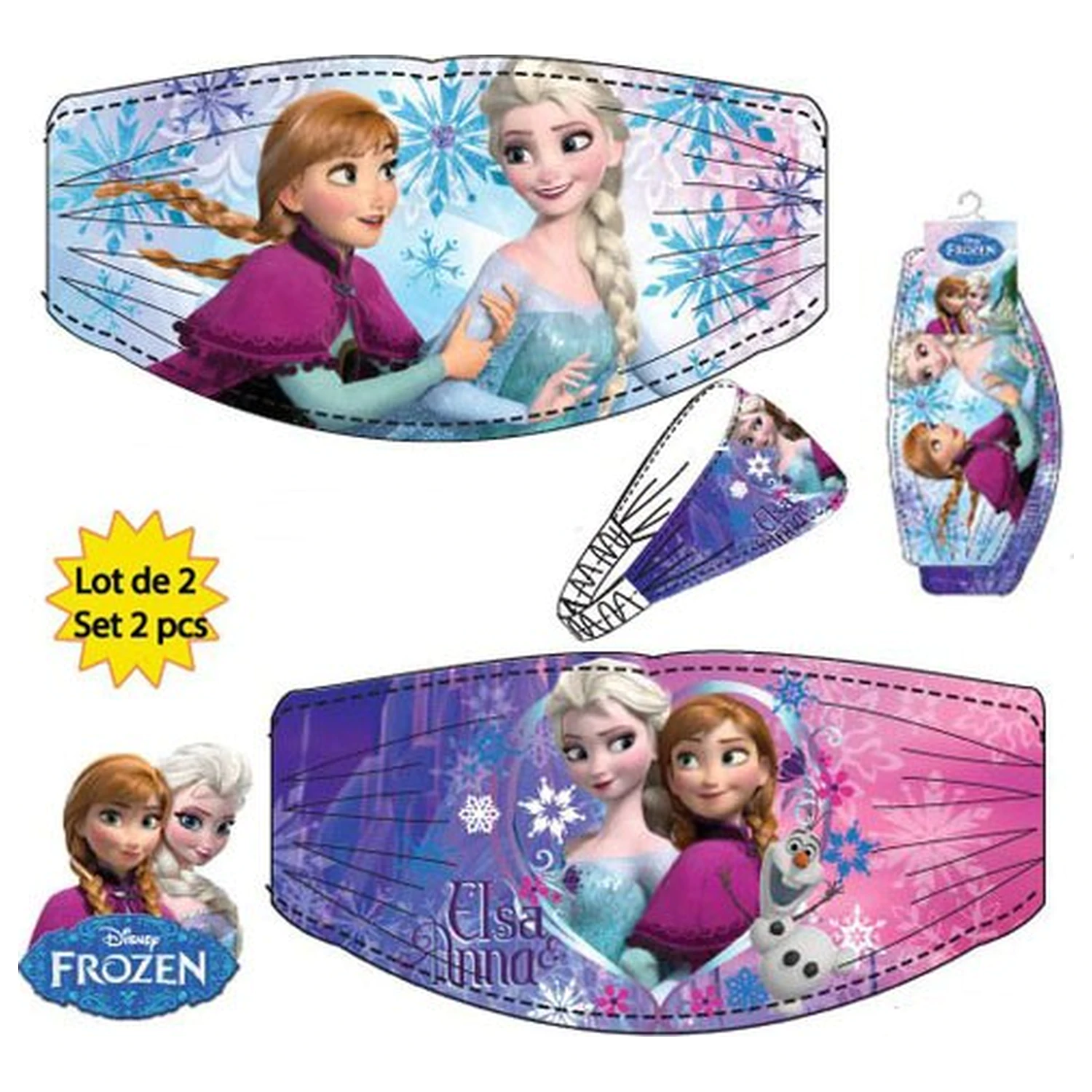 Disney Frozen Magic 2-częściowy Zestaw Opasek do Włosów zdjęcie produktu