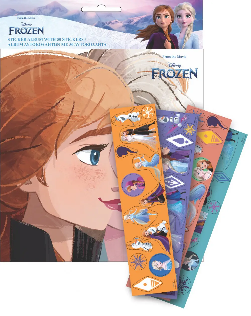 Disney Frozen Album na naklejki z 50 naklejkami zdjęcie produktu
