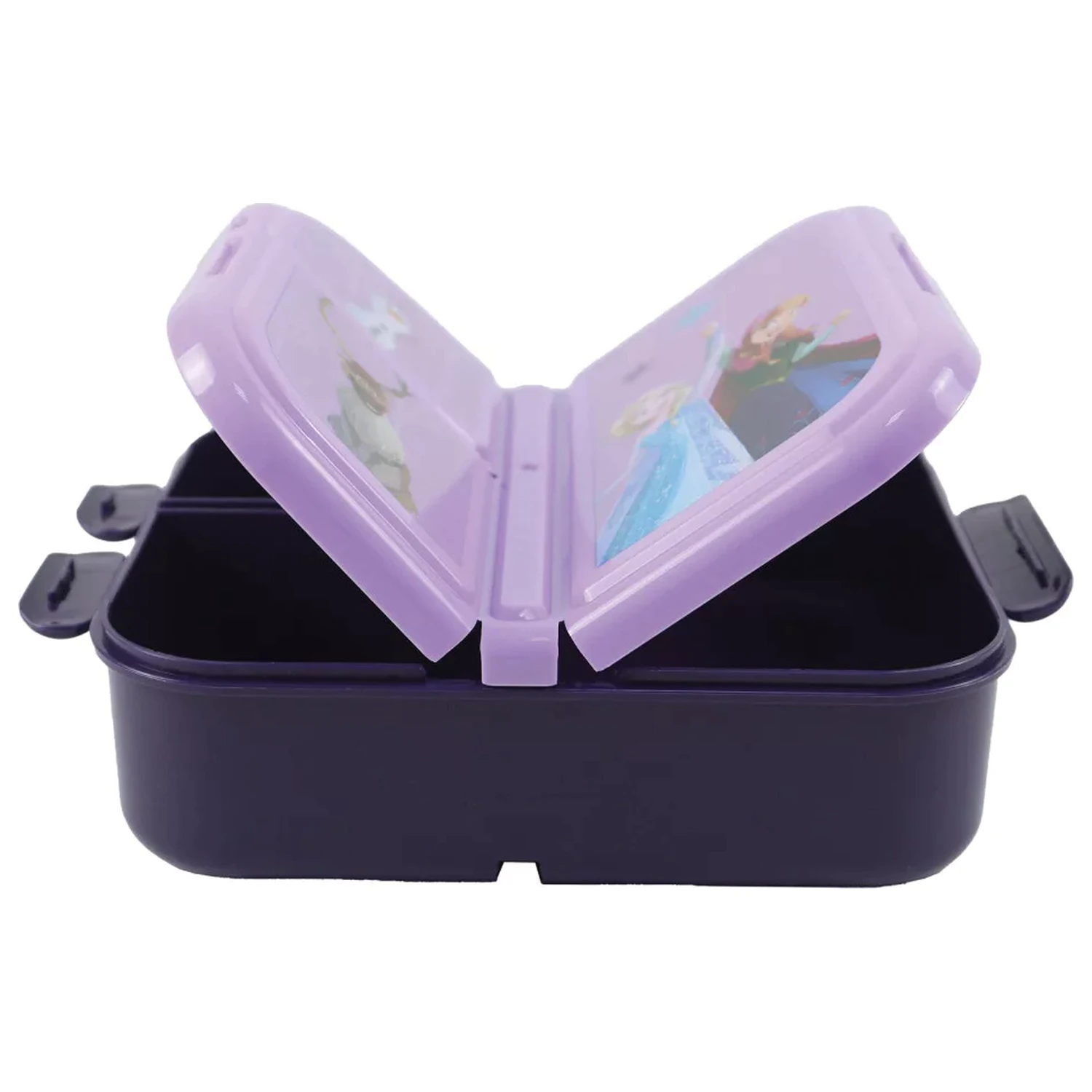Disney Frozen Modern Magic wielokomorowy Lunch Box, Sandwich Box zdjęcie produktu
