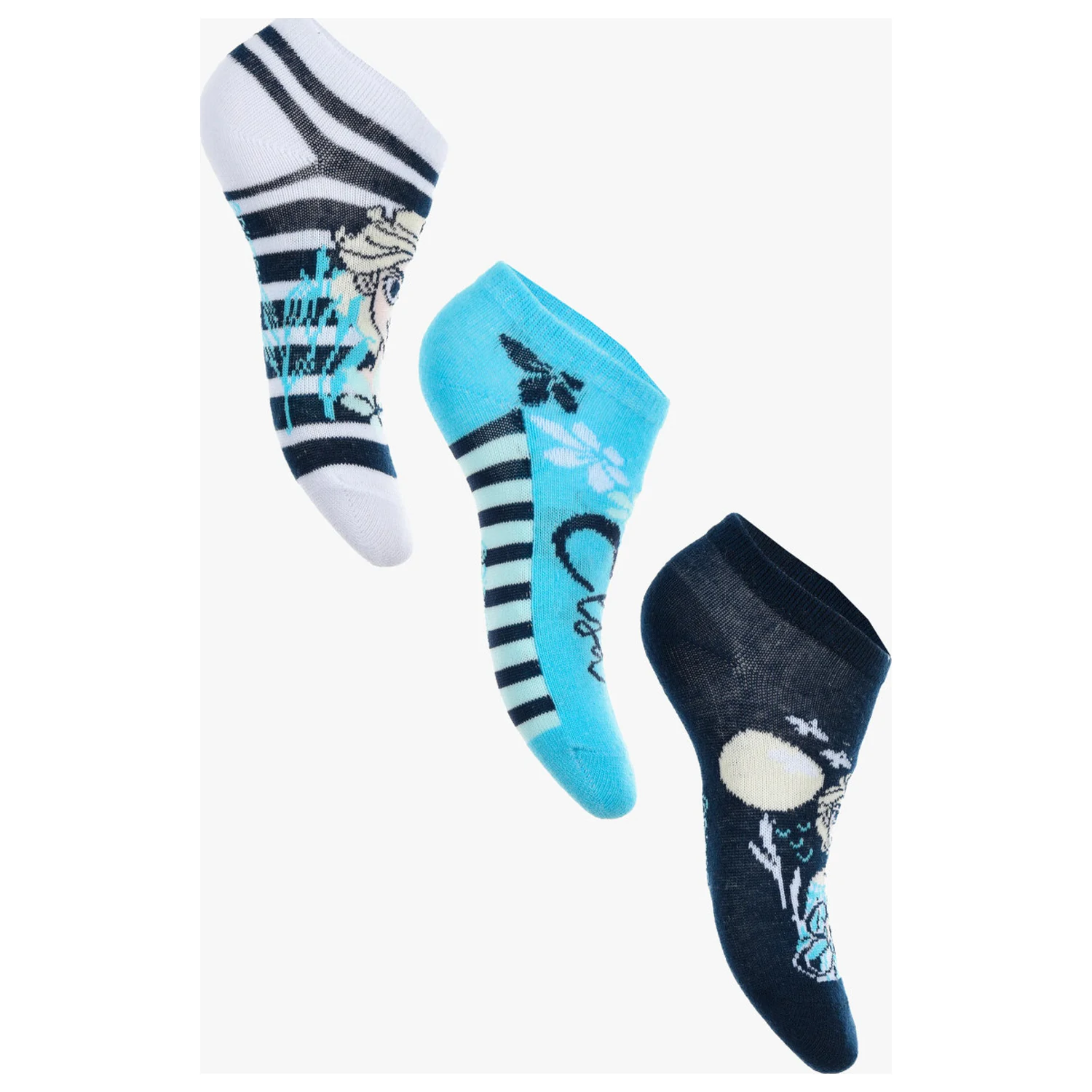 Disney Frozen Ocean dziecięce sekretne skarpetki 31/34 zdjęcie produktu