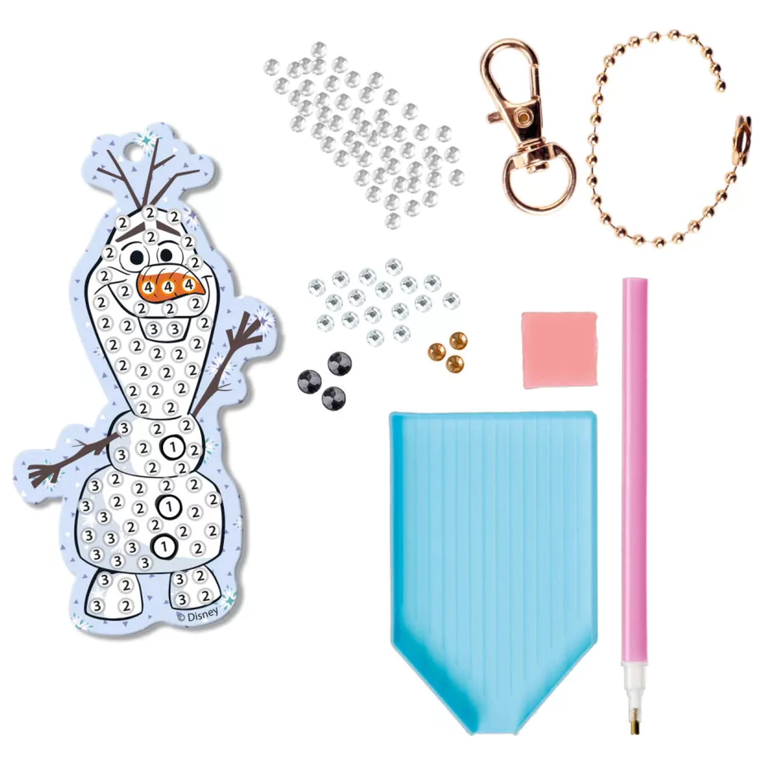 Disney Frozen Olaf Zestaw do malowania diamentowego breloczka zdjęcie produktu