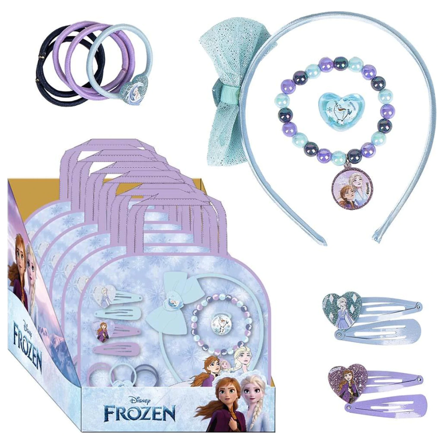 Disney Frozen Zestaw Akcesoriów Do Włosów On-the-Go zdjęcie produktu
