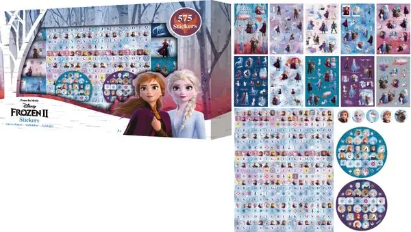 Disney Frozen Gigantyczny zestaw naklejek, 575 sztuk zdjęcie produktu