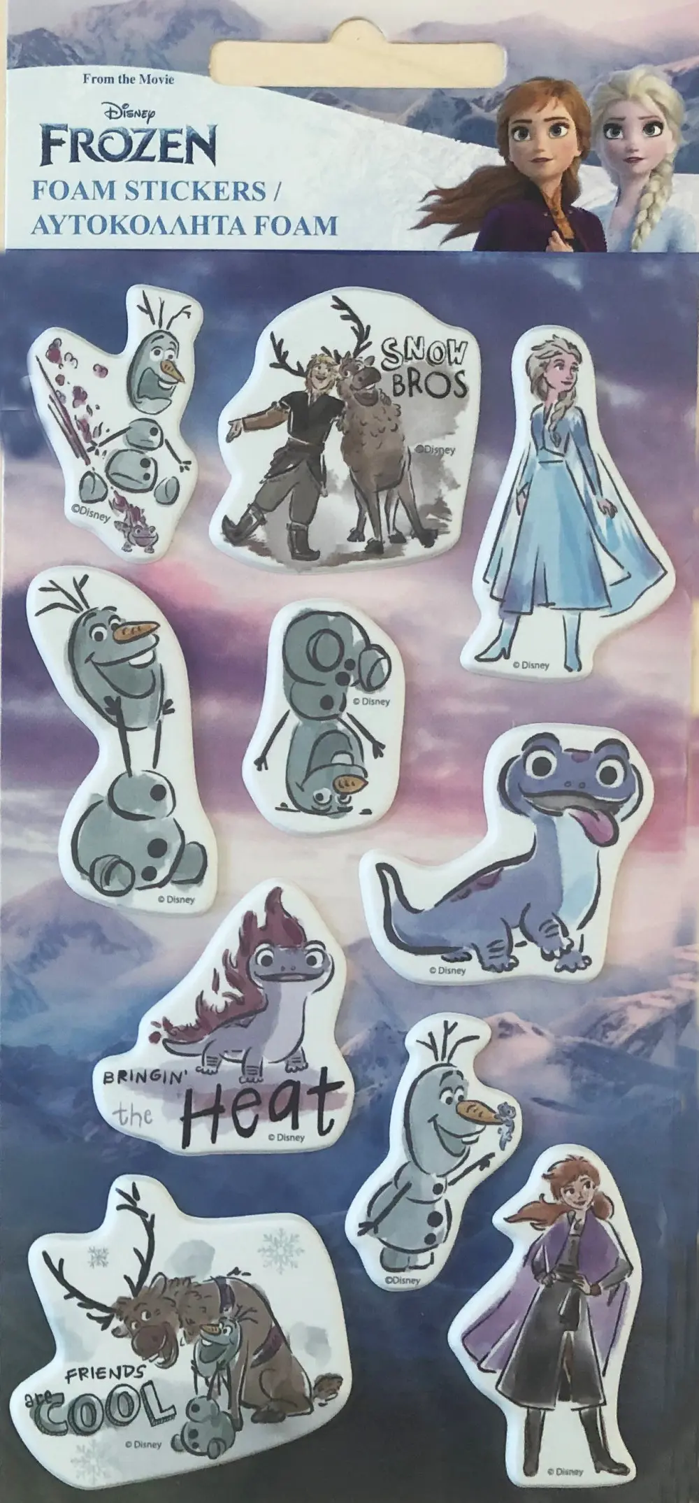 Disney Frozen zestaw piankowych naklejek puffy zdjęcie produktu