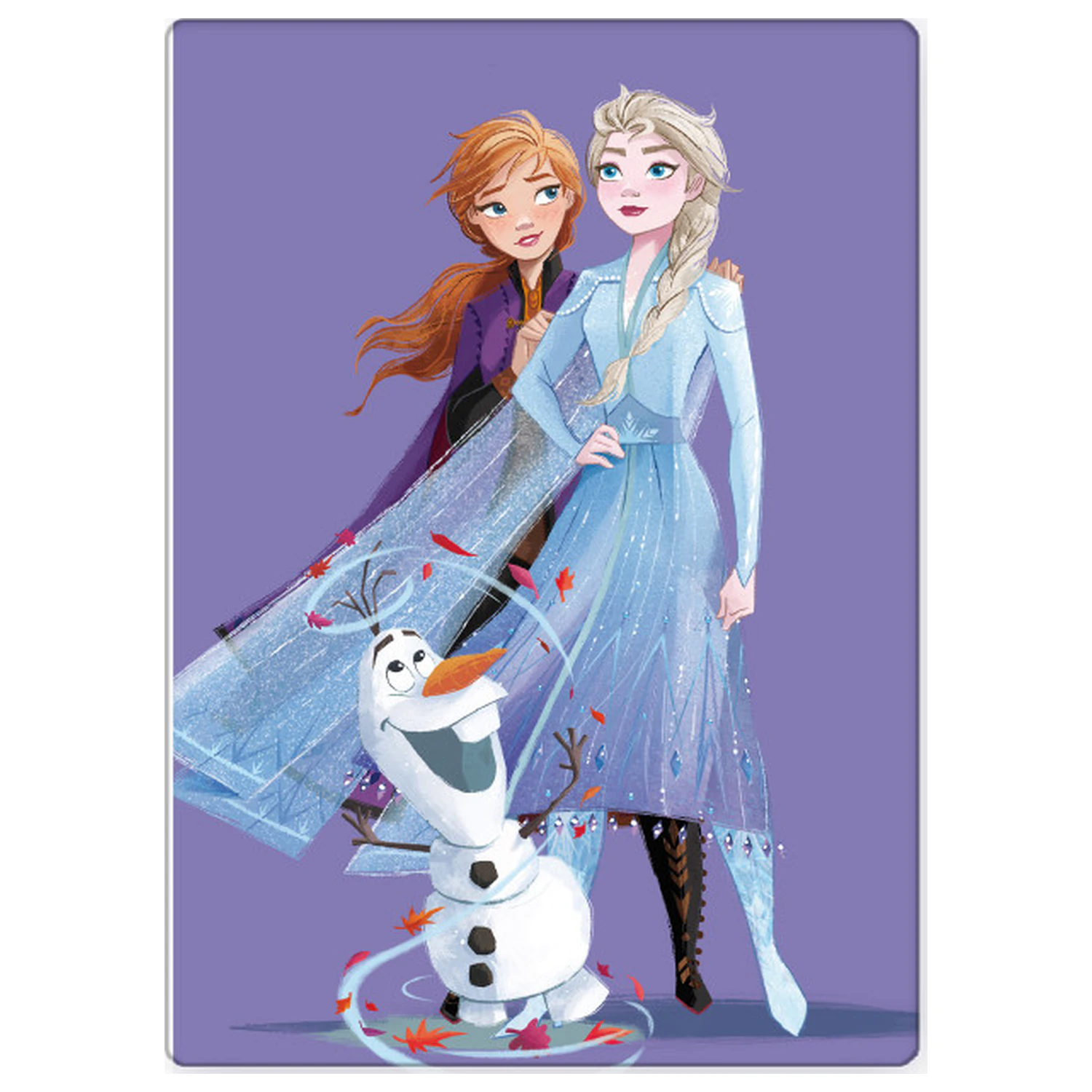 Disney Frozen Fioletowy koc polarowy zdjęcie produktu