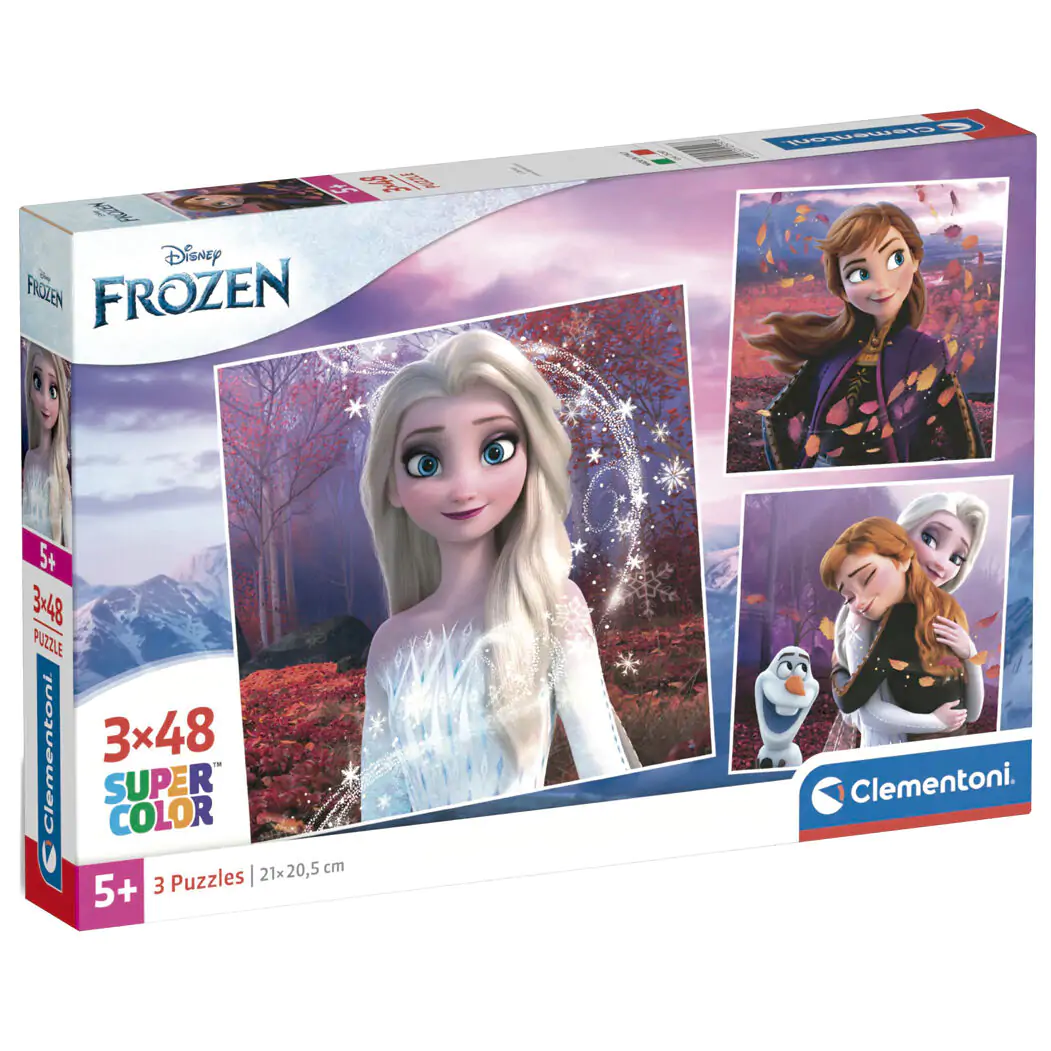 Puzzle Disney Frozen 3x48 elementów zdjęcie produktu