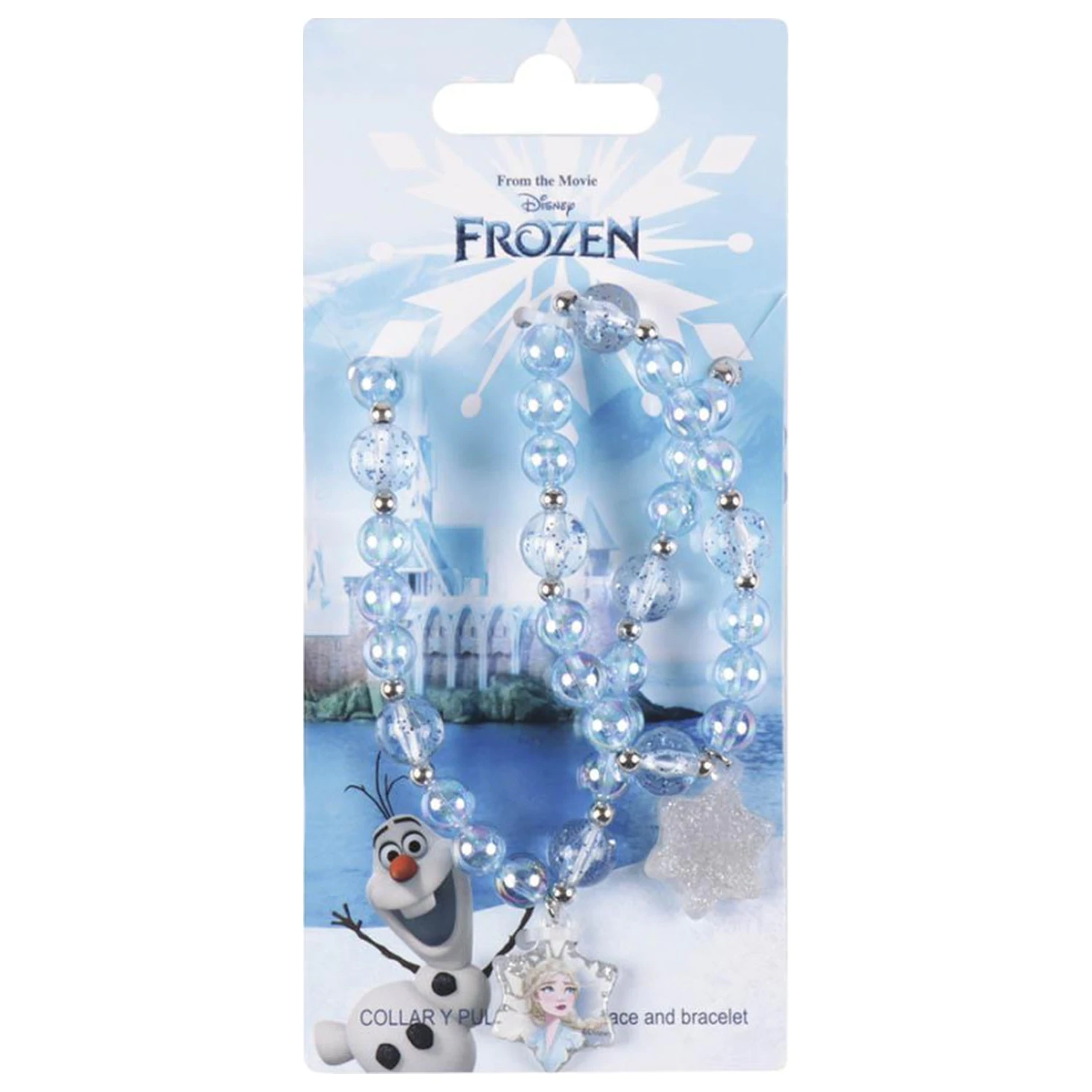 Disney Frozen Snowflake Koralikowy Naszyjnik i Zestaw Bransoletek zdjęcie produktu