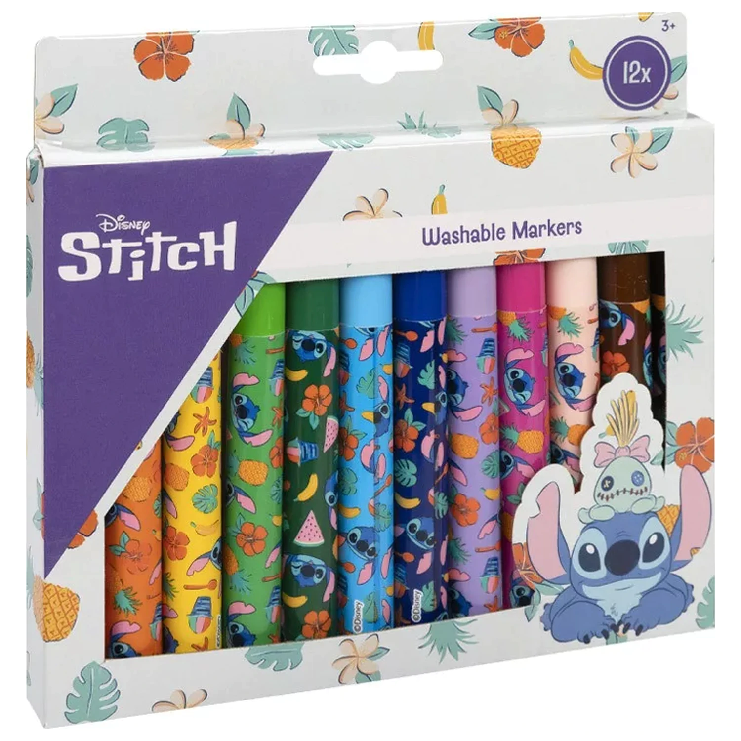 Disney Frozen Snowflakes Zmywalne Markery Tekstylne 12 szt. zdjęcie produktu
