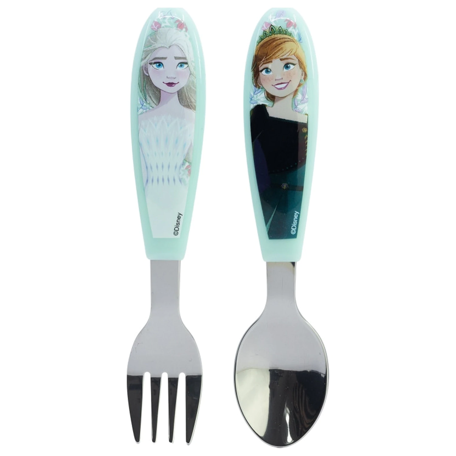 Disney Frozen Snowy Tale Metalowy Zestaw Ergonomicznych Sztućców - 2 sztuki zdjęcie produktu