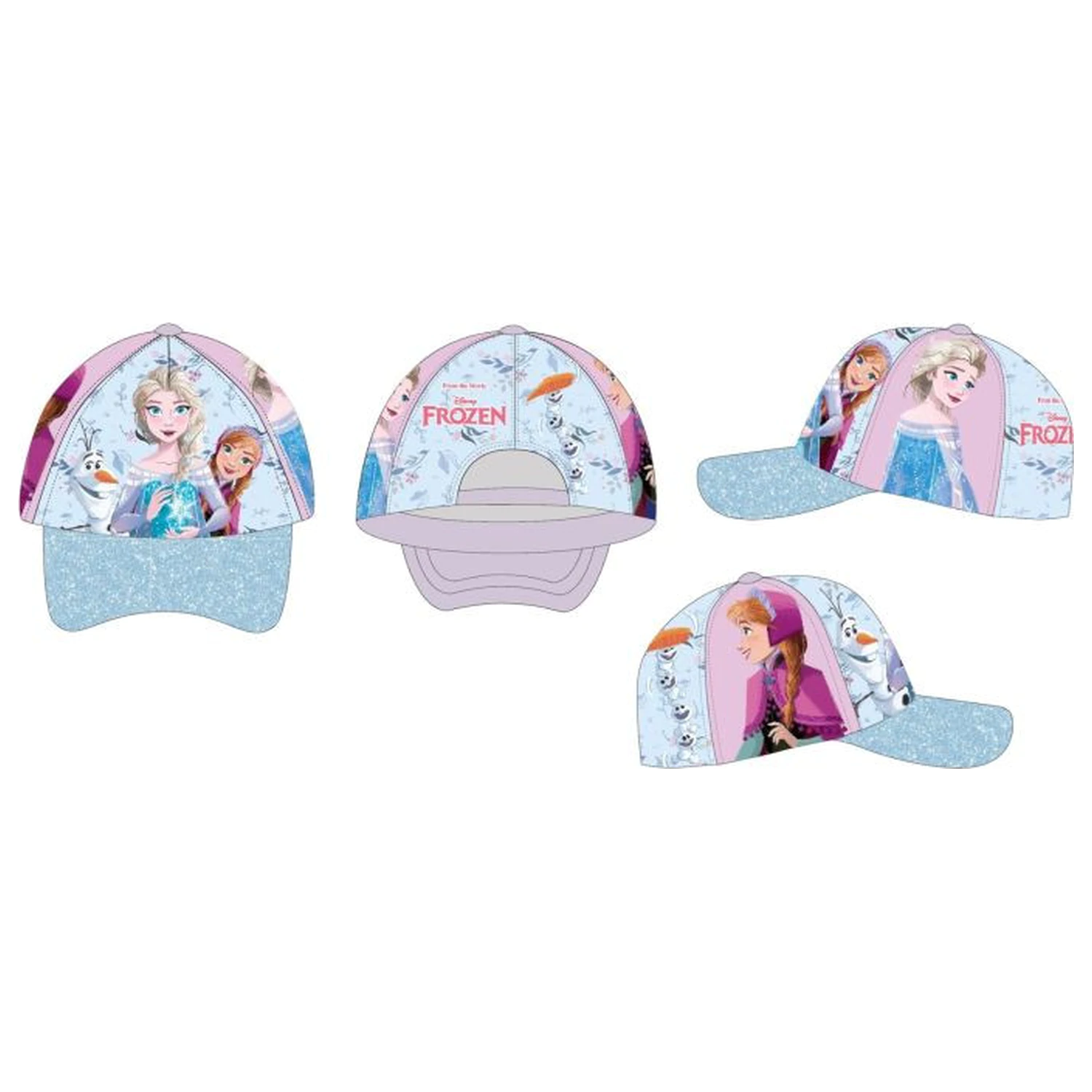 Disney Frozen Snowy Touch dziecięca czapka bejsbolowa 53 cm zdjęcie produktu