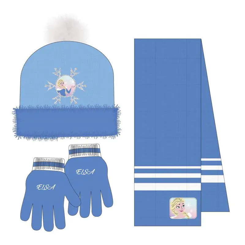 Zestaw zimowy Disney Frozen: komin, czapka, rękawiczki zdjęcie produktu