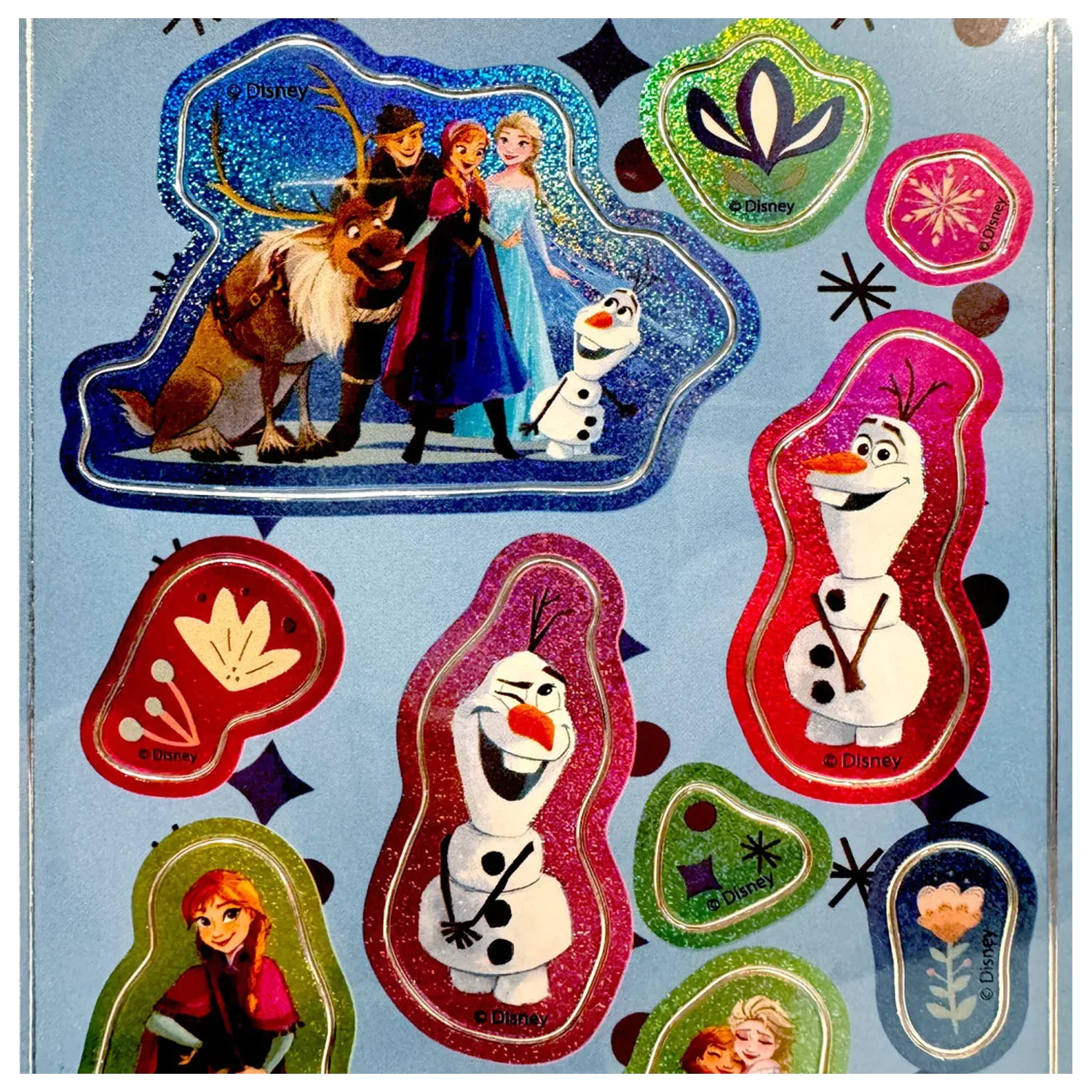 Disney Frozen Together Zestaw Hologram Naklejek zdjęcie produktu