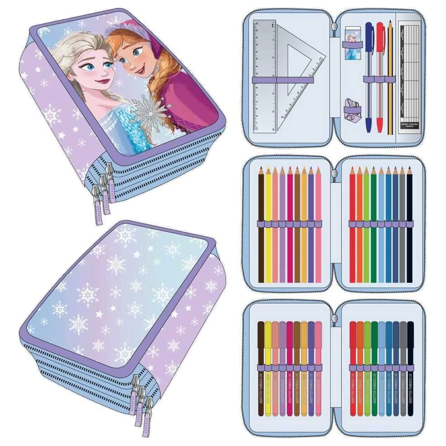 Potrójny piórnik Disney Frozen zdjęcie produktu