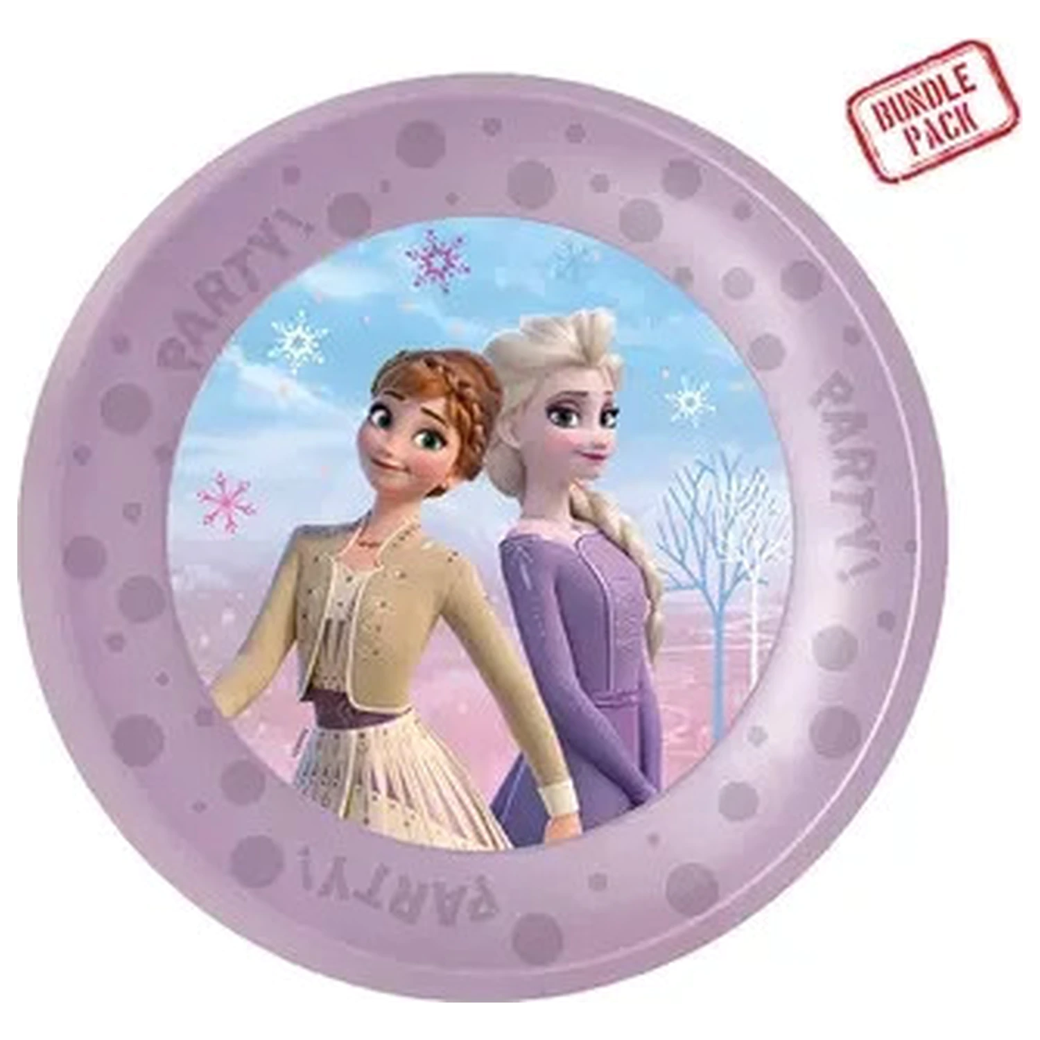 Disney Frozen Wind micro premium plastikowy płaski talerz zestaw 4 sztuki 21 cm zdjęcie produktu