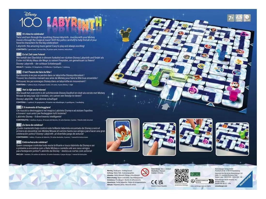 Disney Board Game Labyrinth Gra Planszowa na 100-lecie zdjęcie produktu
