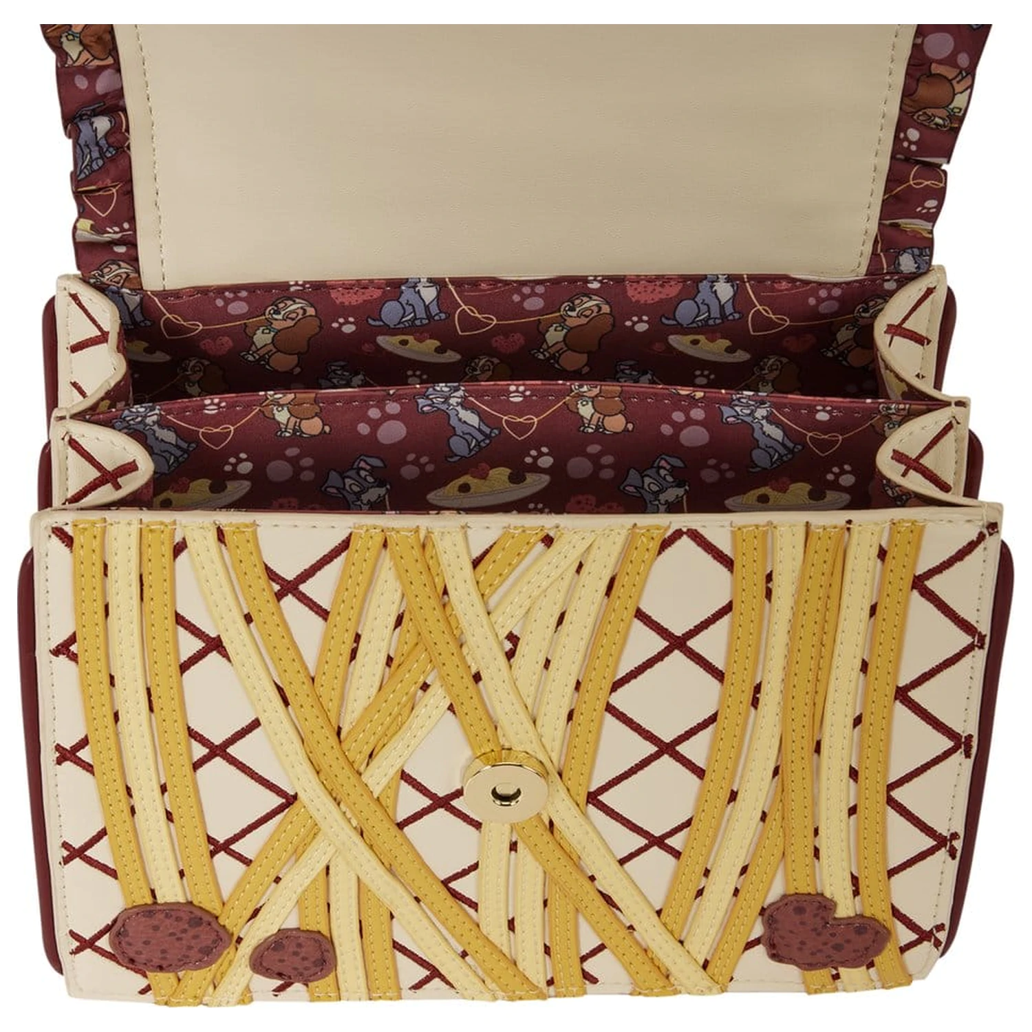 Torebka listonoszka Disney by Loungefly Lady & the Tramp Spaghetti Dinner zdjęcie produktu