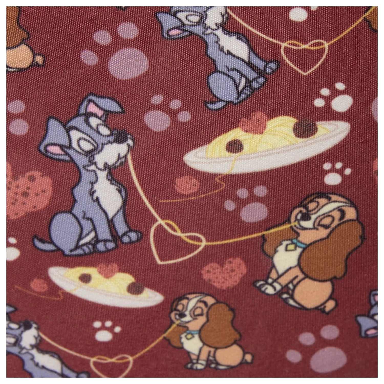 Torebka listonoszka Disney by Loungefly Lady & the Tramp Spaghetti Dinner zdjęcie produktu