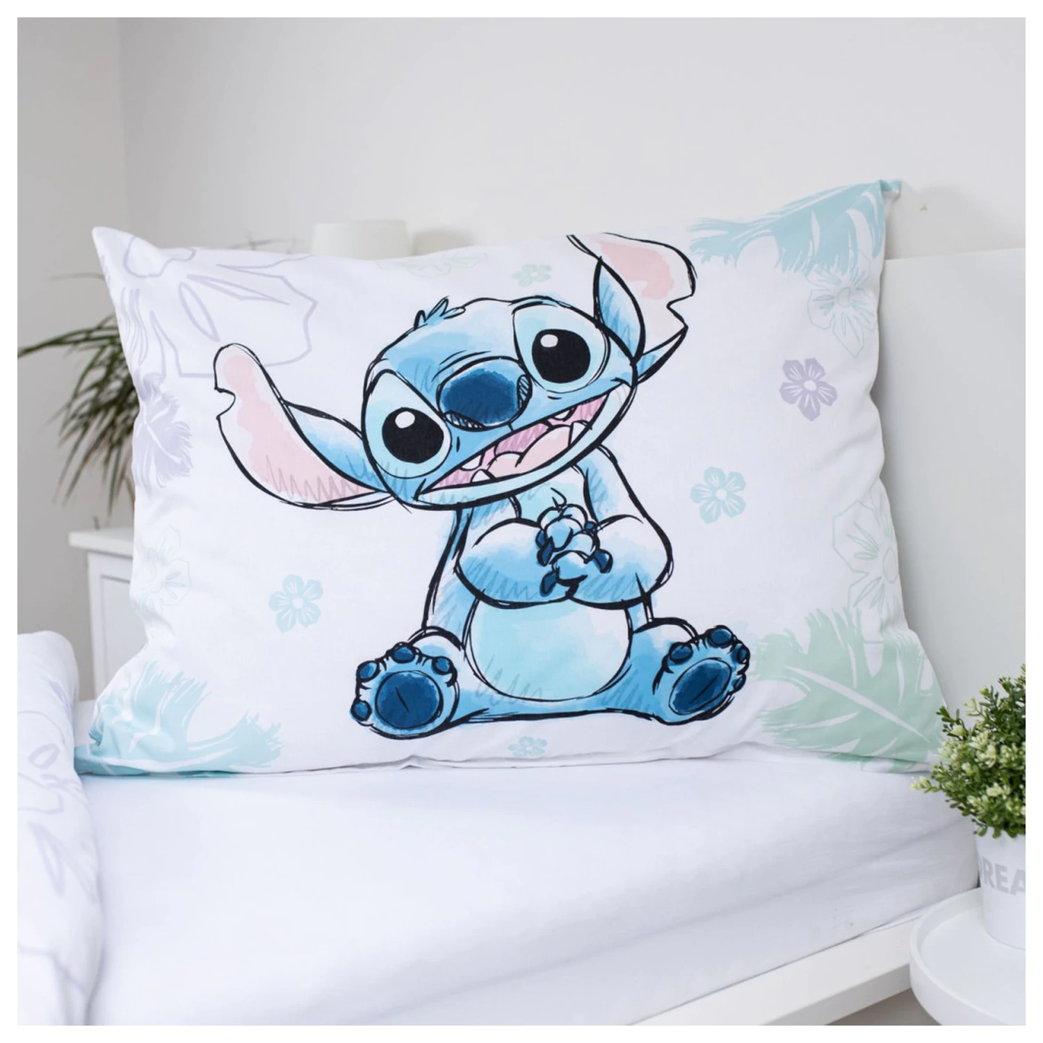 Disney Stitch Ohana biała poszwa na kołdrę zdjęcie produktu
