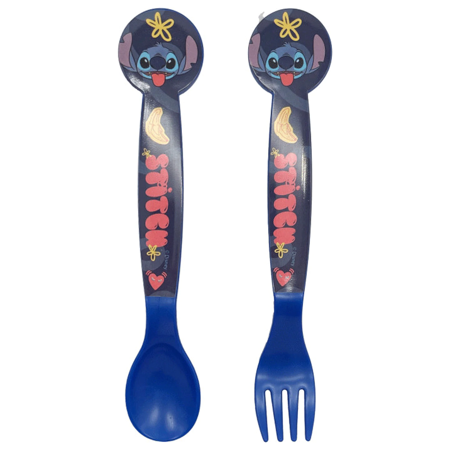 Disney Lilo and Stitch Palms Zestaw plastikowych sztućców - 2 sztuki zdjęcie produktu