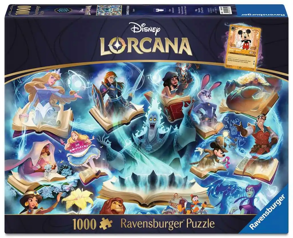 Disney Lorcana Puzzle Glimmers of the Realm: Sapphire (1000 elementów) zdjęcie produktu