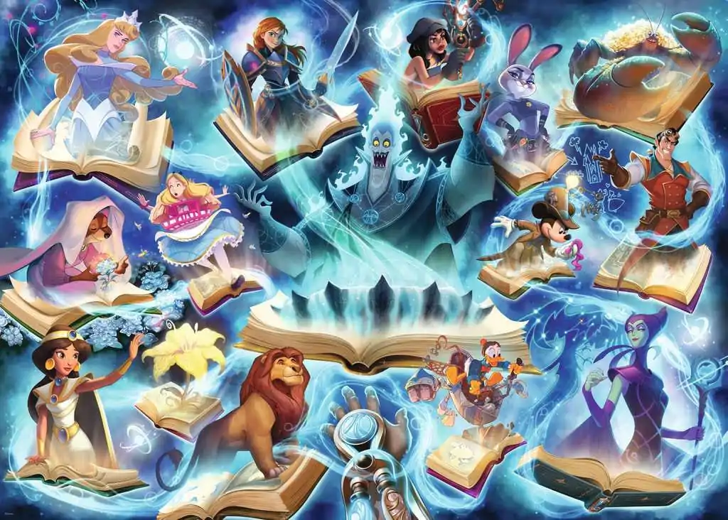 Disney Lorcana Puzzle Glimmers of the Realm: Sapphire (1000 elementów) zdjęcie produktu