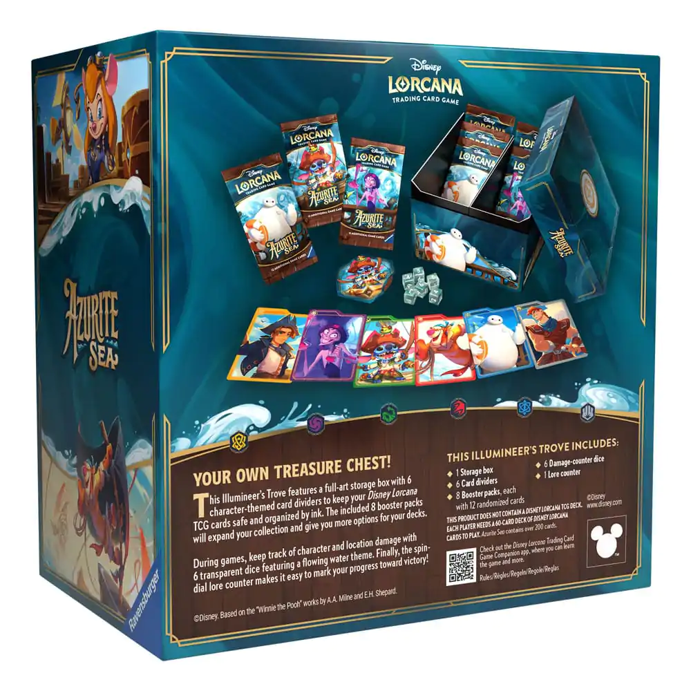 Disney Lorcana TCG Azurite Sea Ilumineer's Trove *English Edition* - Skarbnica Iluminatora zdjęcie produktu