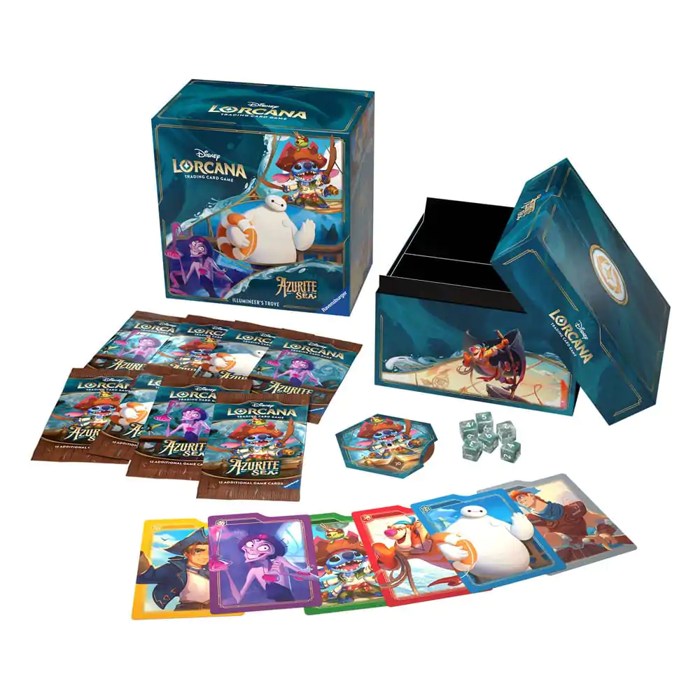 Disney Lorcana TCG Azurite Sea Ilumineer's Trove *English Edition* - Skarbnica Iluminatora zdjęcie produktu