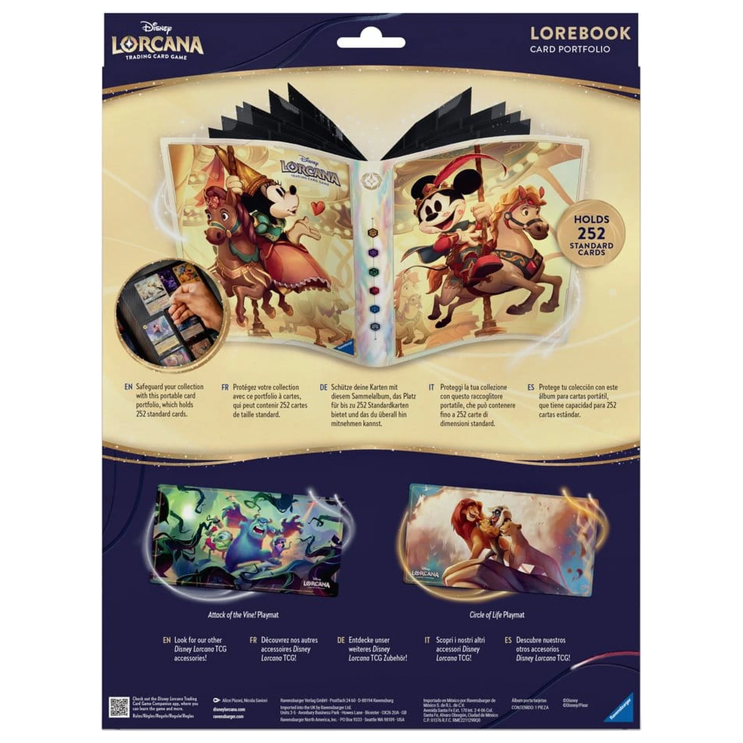 Disney Lorcana TCG Portfolio na Karty Mickey & Minnie zdjęcie produktu