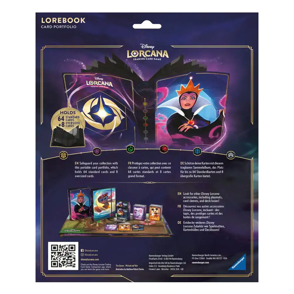 Portfolio na karty Disney Lorcana TCG The Queen zdjęcie produktu