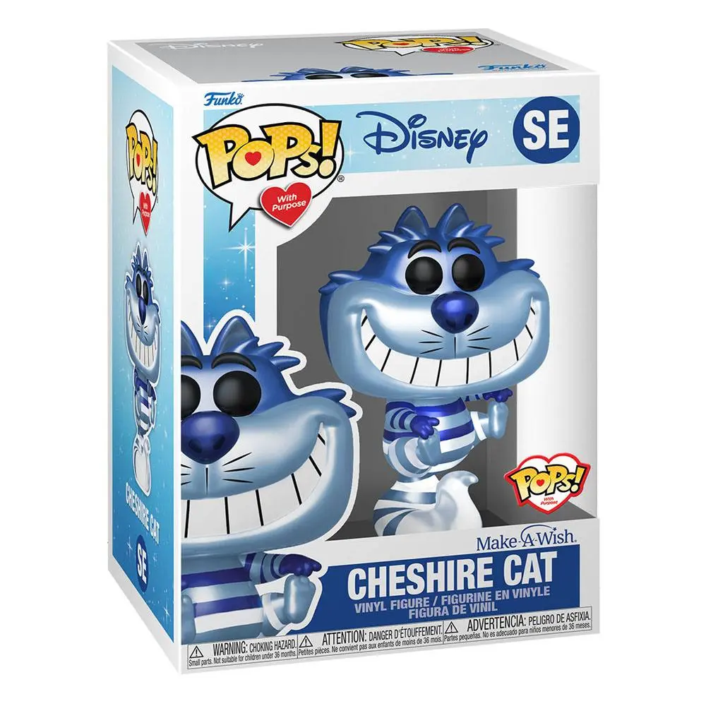 Disney Make a Wish 2022 POP! Disney Figurka winylowa Cheshire Cat (Metallic) 9 cm zdjęcie produktu