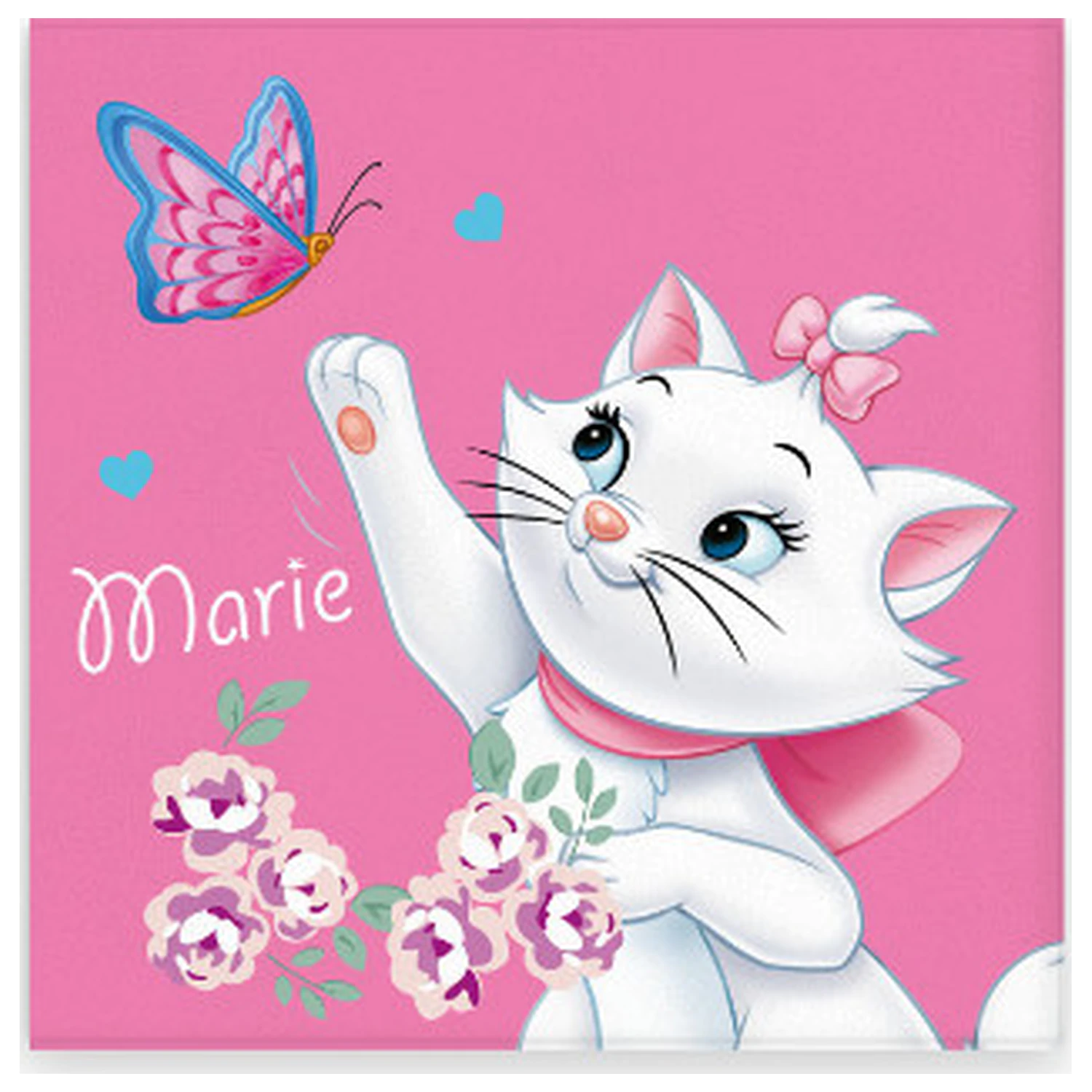 Disney Marie Cat Butterfly Ręcznik do rąk, ręcznik do twarzy, ręcznik zdjęcie produktu