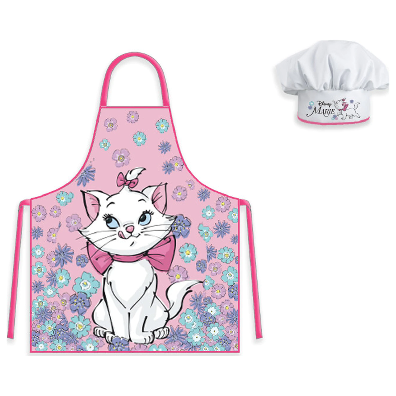 Disney Marie Cat Flower Garden fartuch dziecięcy zestaw 2 sztuki zdjęcie produktu