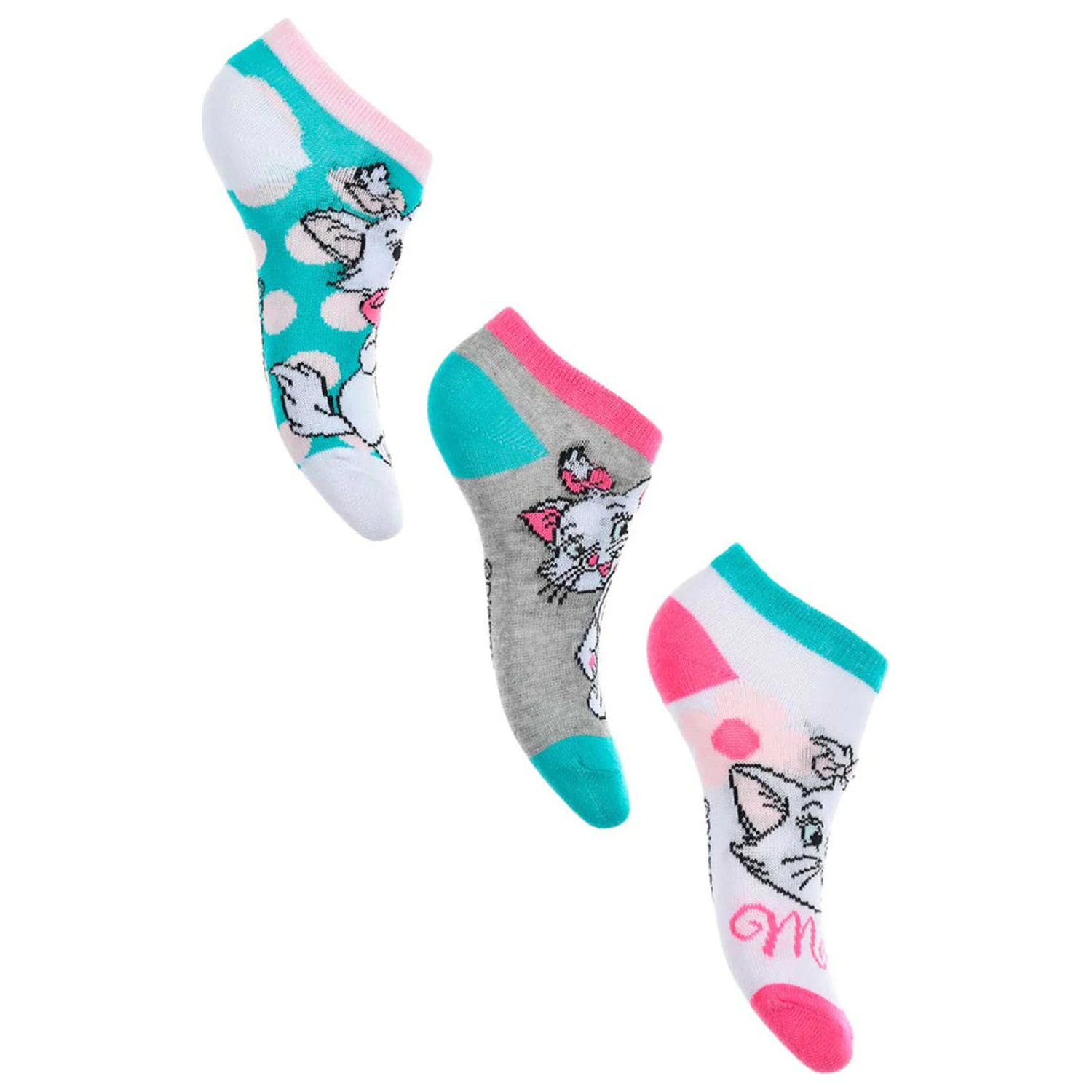 Disney Marie Dots Green dziecięce skarpety Secret 23/26 zdjęcie produktu