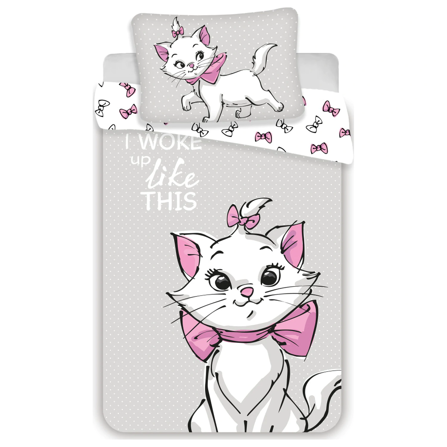 Disney Marie Grey Poszewka na kołdrę dla dzieci i przedszkolaków zdjęcie produktu