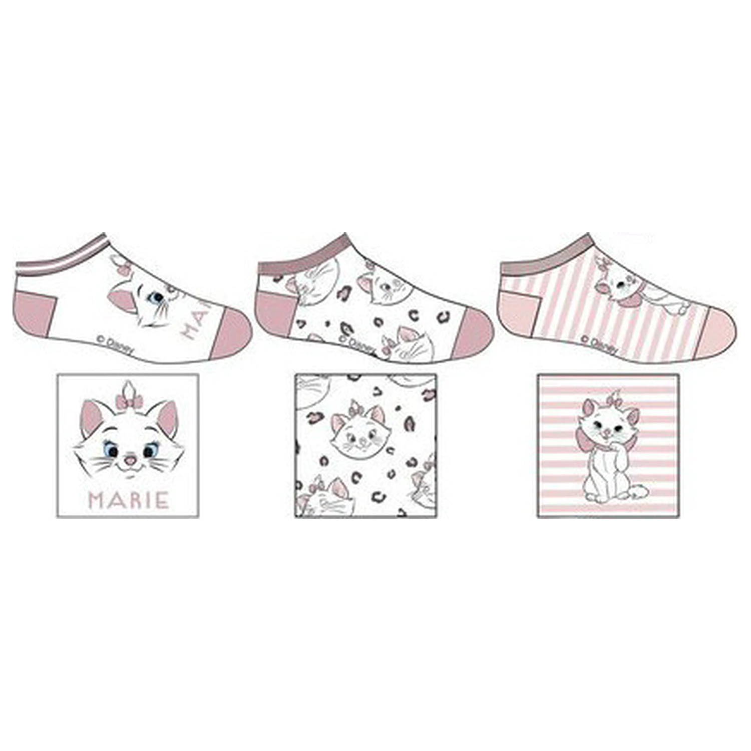 Disney Marie Meowgical Dziecięce Sekretne Skarpetki 27/30 zdjęcie produktu