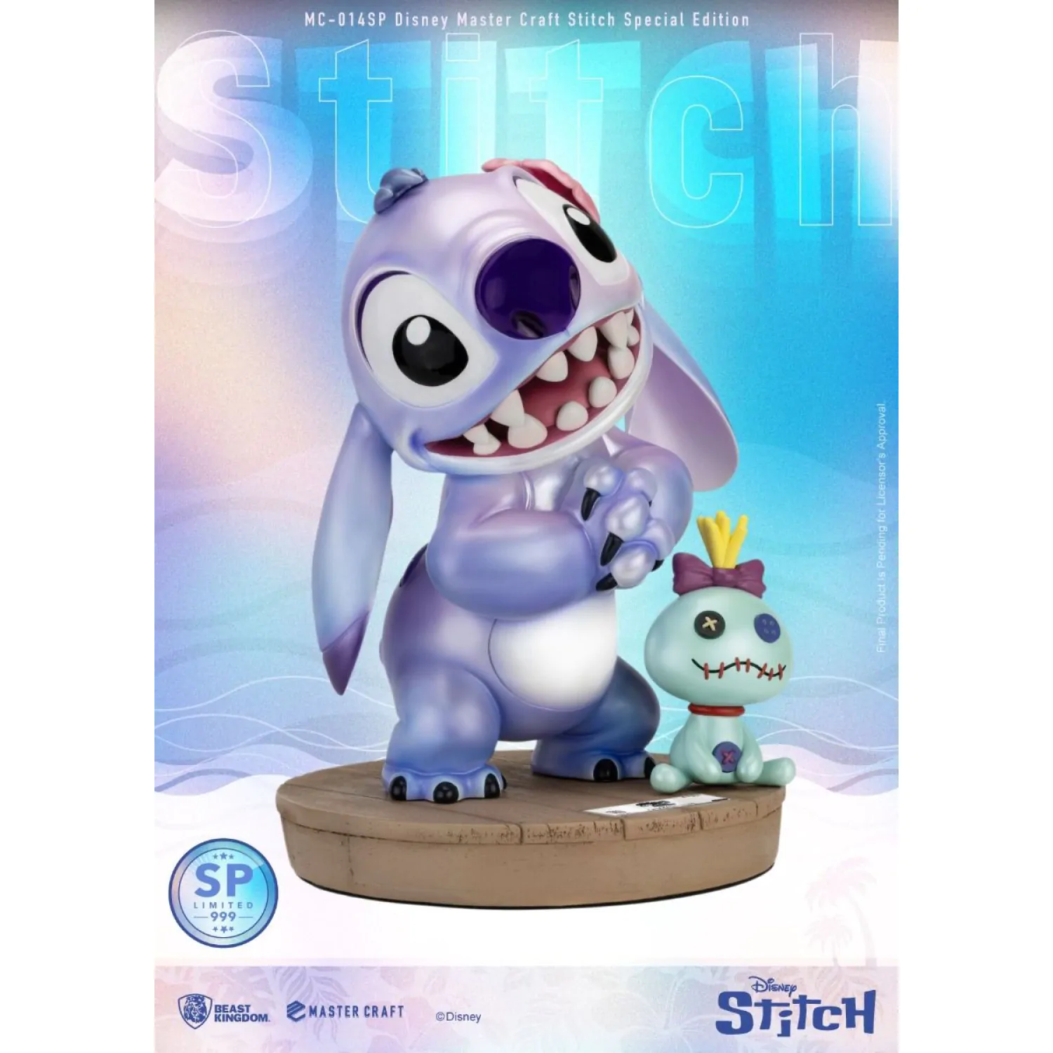 Disney Master Craft Statue Lilo & Stitch Stitch Edycja Specjalna 34 cm zdjęcie produktu
